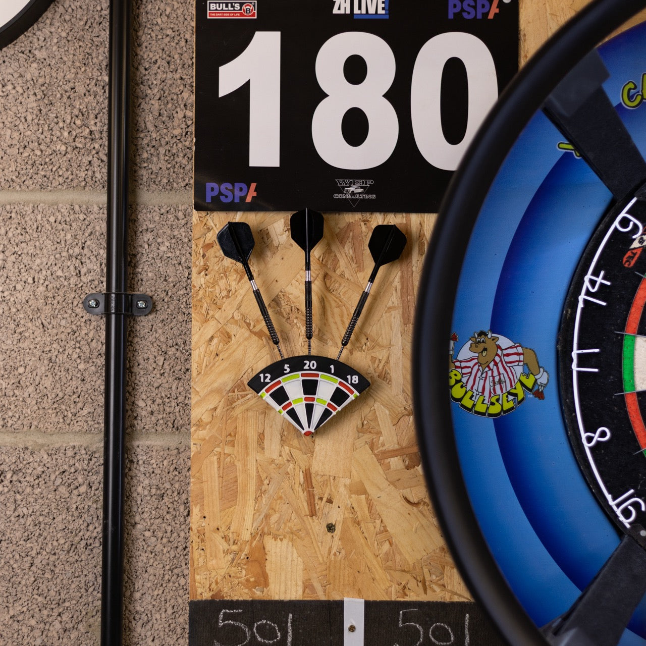 3D Printed Quarter dartboard dart holder